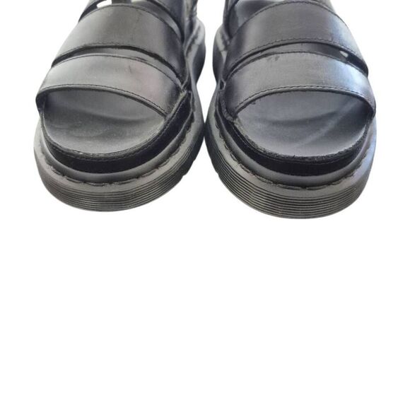 Doc Martens Women's Black Leather Clarissa II Sandals - Picture 7 of 10